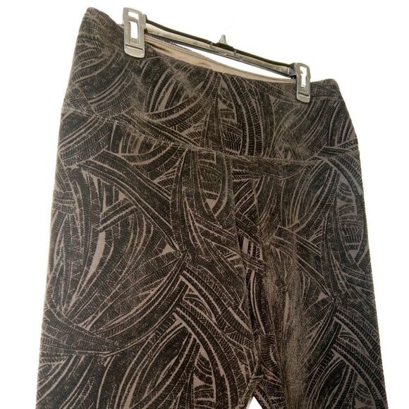 Lysse Crushed Velvet Textured Ponte Leggings Size 1X - Picture 3 of 7